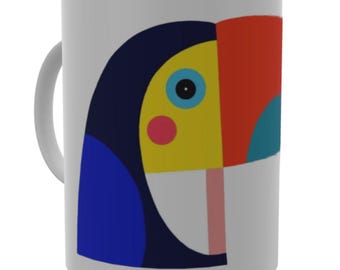 Toucan Mug - Roy - Vegan inks & plastic-free packaging