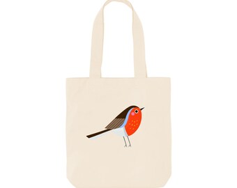 Robin Tote Bag - Organic, Sustainable Cotton Twill - Plastic-Free Materials & Packaging