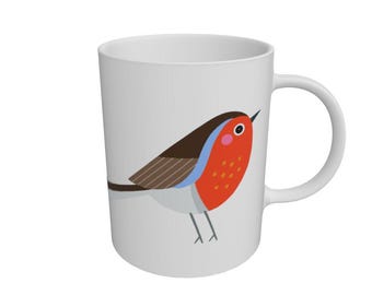 Robin Mug - Robin - Vegan inks & plastic-free packaging