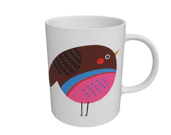 Robin Mug - Rita - Vegan inks & plastic-free packaging