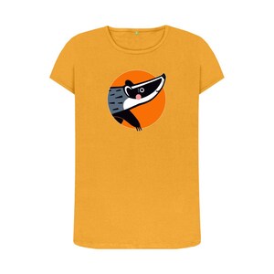 Badger T-Shirt - 'Bert' - Women's - Organic, Sustainable Cotton - Plastic-Free Materials & Packaging