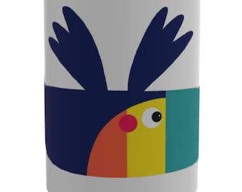 Toucan Mug - Flapping Frank - Vegan inks & plastic-free packaging