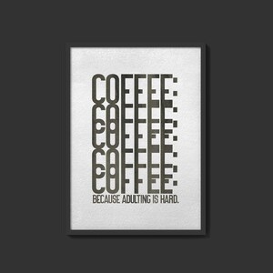 Funny Office Decor | Definition Print | Office Wall Art | Funny Work From Home Art | Printable Wall Art | Funny Home Decor | Coffee Humor