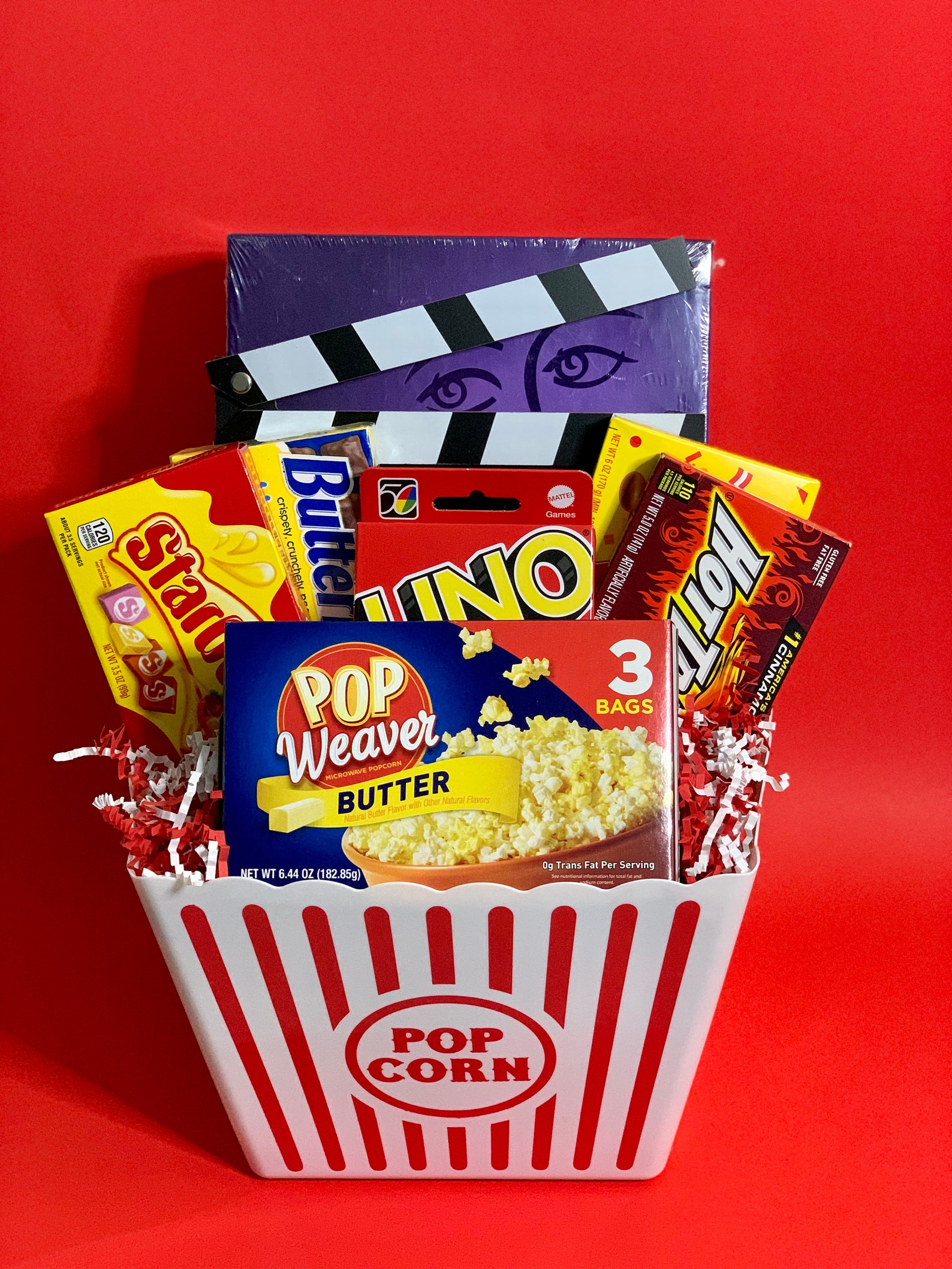 Movie Night Gift Basket Game Night Gift Date Night Gift Basket Family Night Board Game Raffle