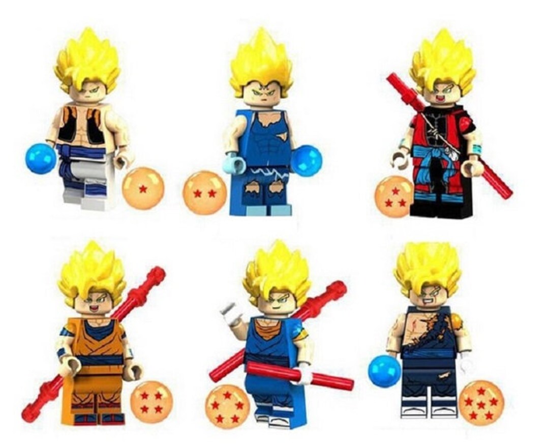 Custom 6PCS Dibujos Animados Minifigure. Printed on LEGO Etsy
