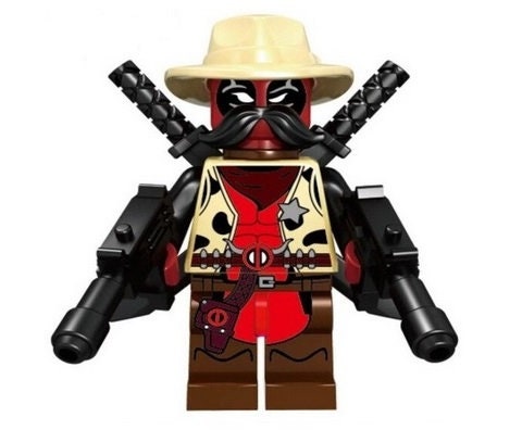 genvinde undulate skolde Custom Deadpool Sheriff Minifigure. Printed on LEGO Parts - Etsy