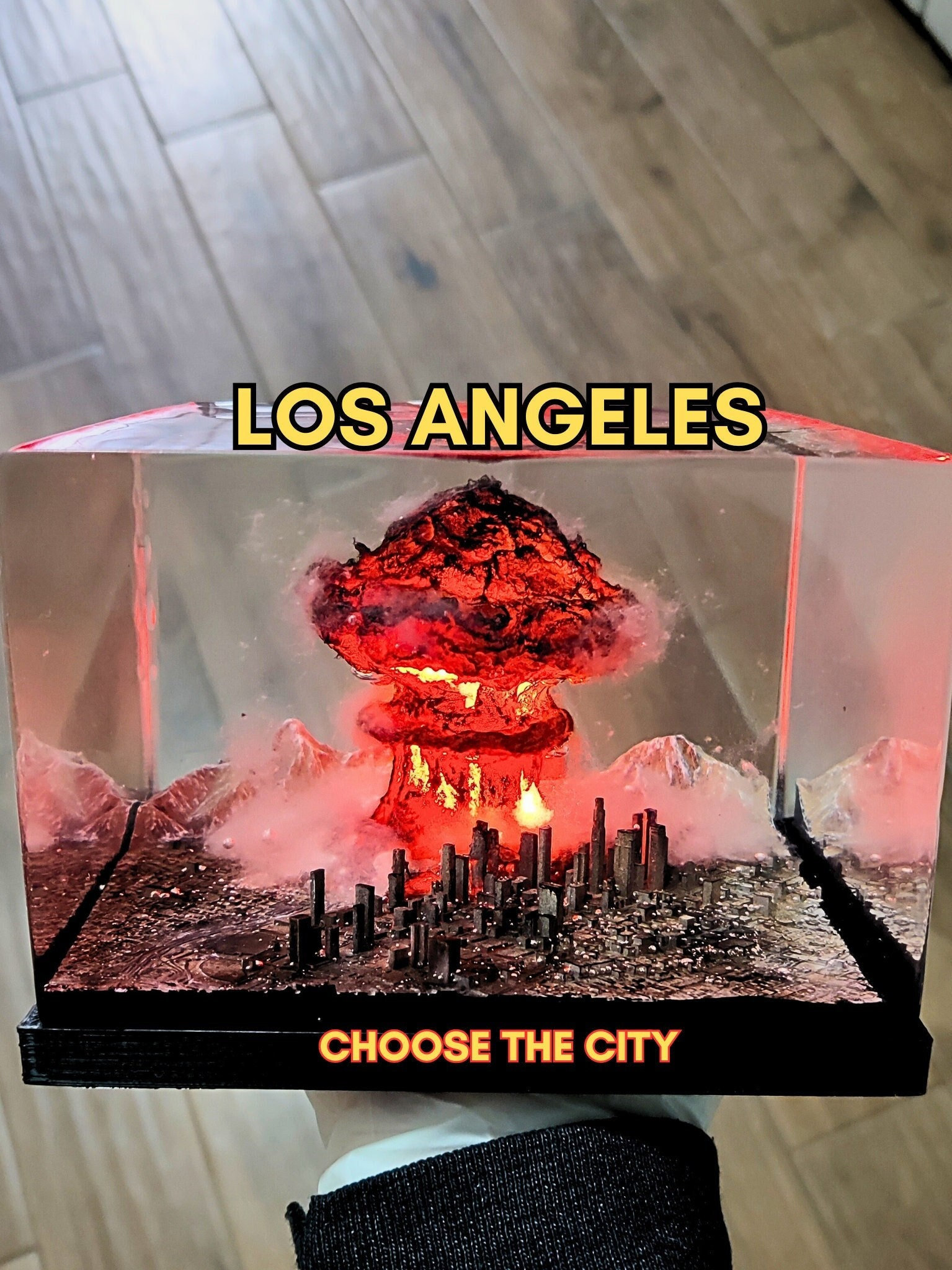 CHOOSE THE CITY, Los Angeles, Resin Diorama, Atomic Bomb