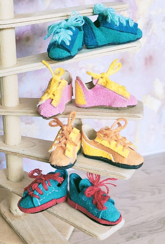 Trainers for Barbie Made 2 Move Doll Shoes Doll Clothing Etsy