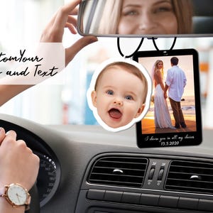 Personalized Photo Car Air Freshener,Custom Air Freshener,Cute Car Accessories,Photo Freshener,Car Freshies,Personalized Gift,Custom Gift