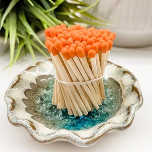 Orange 2&quot; Wooden Safety Matches | 17 Colors Available | Refills | Home Décor | Wedding Favors | Crafts | Projects | Bulk Wholesale Matches