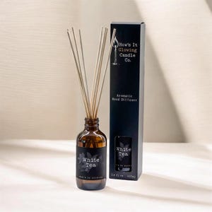 Aromaterapi-rördiffusorer | Lyxiga dofter | Hemdoft | Flamlösa ljus | Trärör | Ftalatfri | Giftfri | Helt naturlig