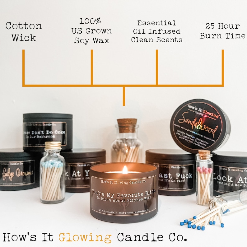 HowsItGlowing Soy Candle - Thumbnail 2