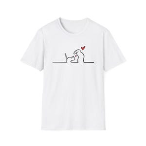 La Linea and the Cat T-Shirt – A Tribute to Cavandoli