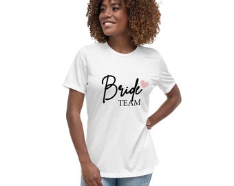 Team Bride T-shirt Femme - Blanc