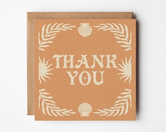 Thank You greetings card