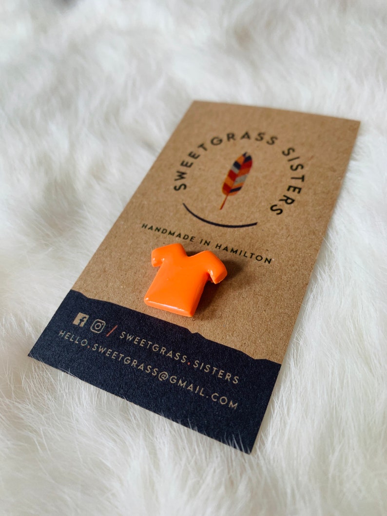 Indigenous Orange Shirt Day Pins Every Child Matters Pins Etsy UK