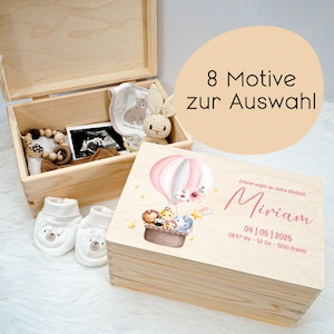 Personlig babypresentask, bohemisk stil | Babypresent | Födelsepresent | Doppresentidé med namn och datum