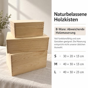 Lange schmale holz box
