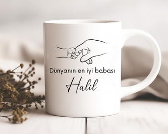 Personalized mug for father, dad, baba - coffee mug, Father's Day gift, gift idea for dad, mom, mom, dad