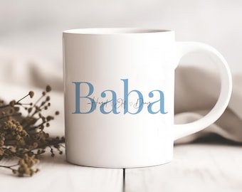 Personalized mug for father, dad, baba - coffee mug, Father's Day gift, gift idea for dad, mom, mom, dad