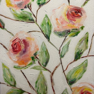 Original 16X20&quot; Oil Painting in the Impressionist style by Etsy Star Seller, Elizabeth Marvin - Wall Art- Artwork - Floral Art - Great Gift