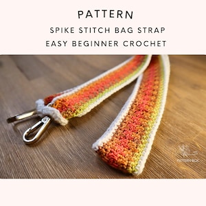 Crochet Bag Handle Pattern | Sturdy Non-Stretch Strap for Handbags | Easy Beginner PDF | instant download