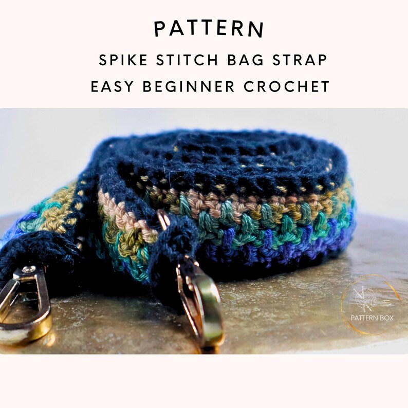 Instant digital download crochet pattern for a quick and stylish bag handle.
