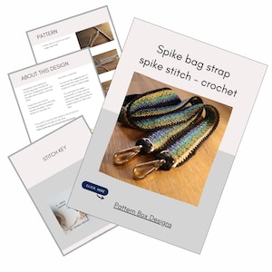 screenshot of pages of the pattern