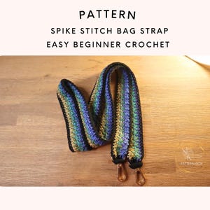 Crochet Bag Handle Pattern | Sturdy Non Stretch Strap for Handbags | Easy Beginner PDF | instant download image 5