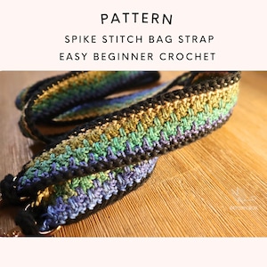Crochet Bag Handle Pattern | Sturdy Non Stretch Strap for Handbags | Easy Beginner PDF | instant download