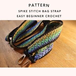 Crochet Bag Handle Pattern | Sturdy Non Stretch Strap for Handbags | Easy Beginner PDF | instant download image 4