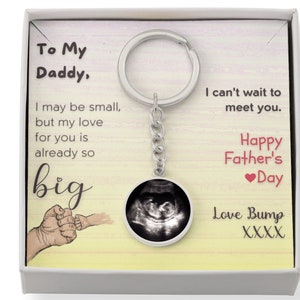 Father's Day gift for dad-to-be, ultrasound keepsake, expecting dad present, new father surprise, gift from bump, first time dad idea