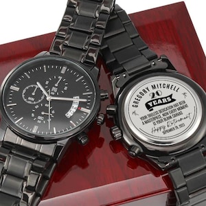 Appreciation Gifts Employee, Personalized Watch, Leave Gift for Employee 20 years, Appreciation Colleague, Recognition 20y, Retirement Gift