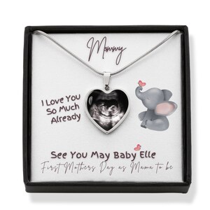Cadeau échographie bébé pour les femmes enceintes, cadeau gravé personnalisé pour la fête des mères, cadeau future maman, cadeau nouvelle maman, échographie bébé