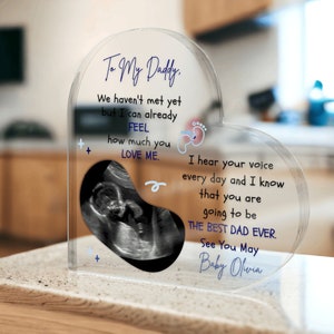 Daddy To Be 2024, Ultrasound Scan Gift, Pregnancy Announcement Gift from Bump, Daddy to be gift for First Fathers Day