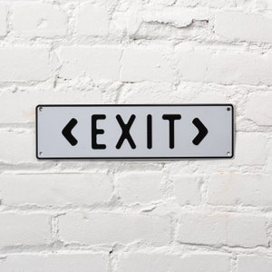 Exit Aluminum Sign
