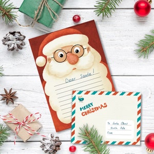 Carta a Papá Noel. Plantilla imprimible