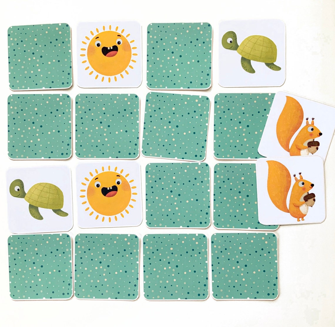Printable Memory Cards for Kids. Montessori Educational Game - Etsy