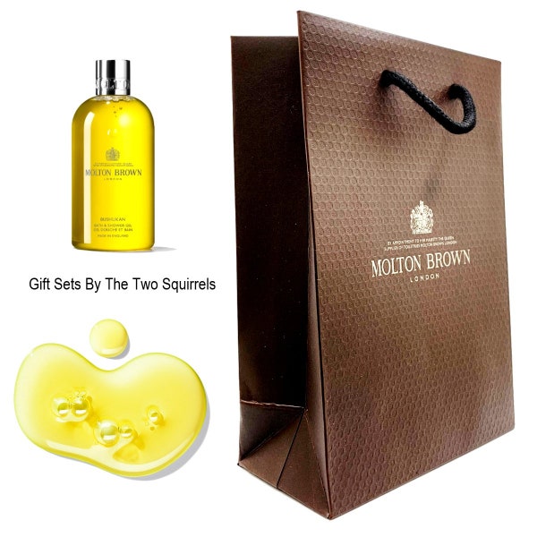 Molton Brown Bushukan Bath & Shower Gel Gift Set 300ml Bottle and Gift Bag