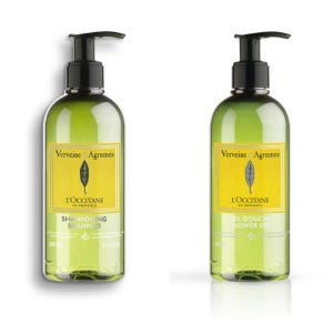 L&#39;Occitane Citrus & Verbena Shower Gel and Shampoo 2x 300ml Bottles