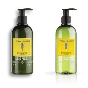 L&#39;Occitane Citrus & Verbena Shower Gel and Body Lotion 2 x 300ml Bottles