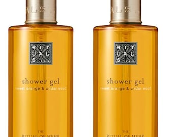 Rituals of Mehr Sweet Orange & Cedar Wood Shower Gel 2 x 300ml Bottles