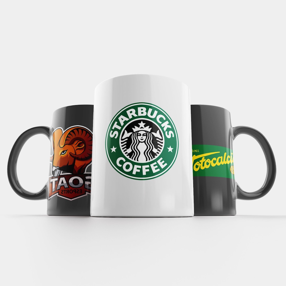 Company Mug Company Logo Coffee Mug Custom Mug Custom Text Etsy