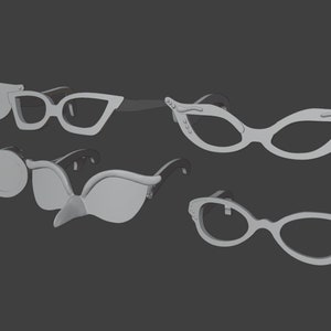 Ghoulia Yelps Glasses Replacements - STL DIGITAL FILE