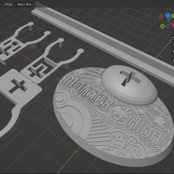 Monster High Doll Stand Replacement - STL DIGITAL FILE