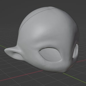 B.J.D Alien Head - STL DIGITAL FILE