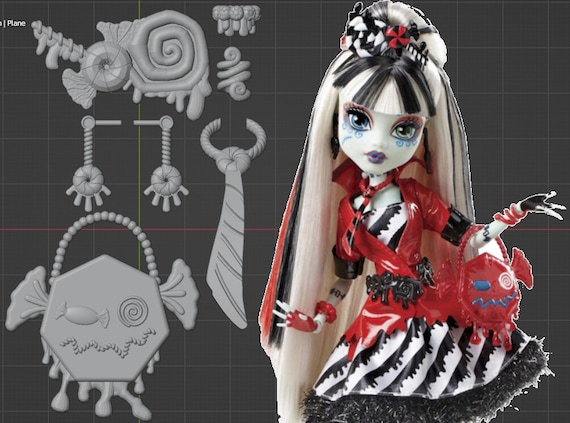 Monster High Doll, Frankie Stein with Accessories and Pet