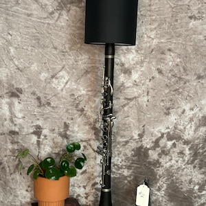Upcycled Clarinet Lamp