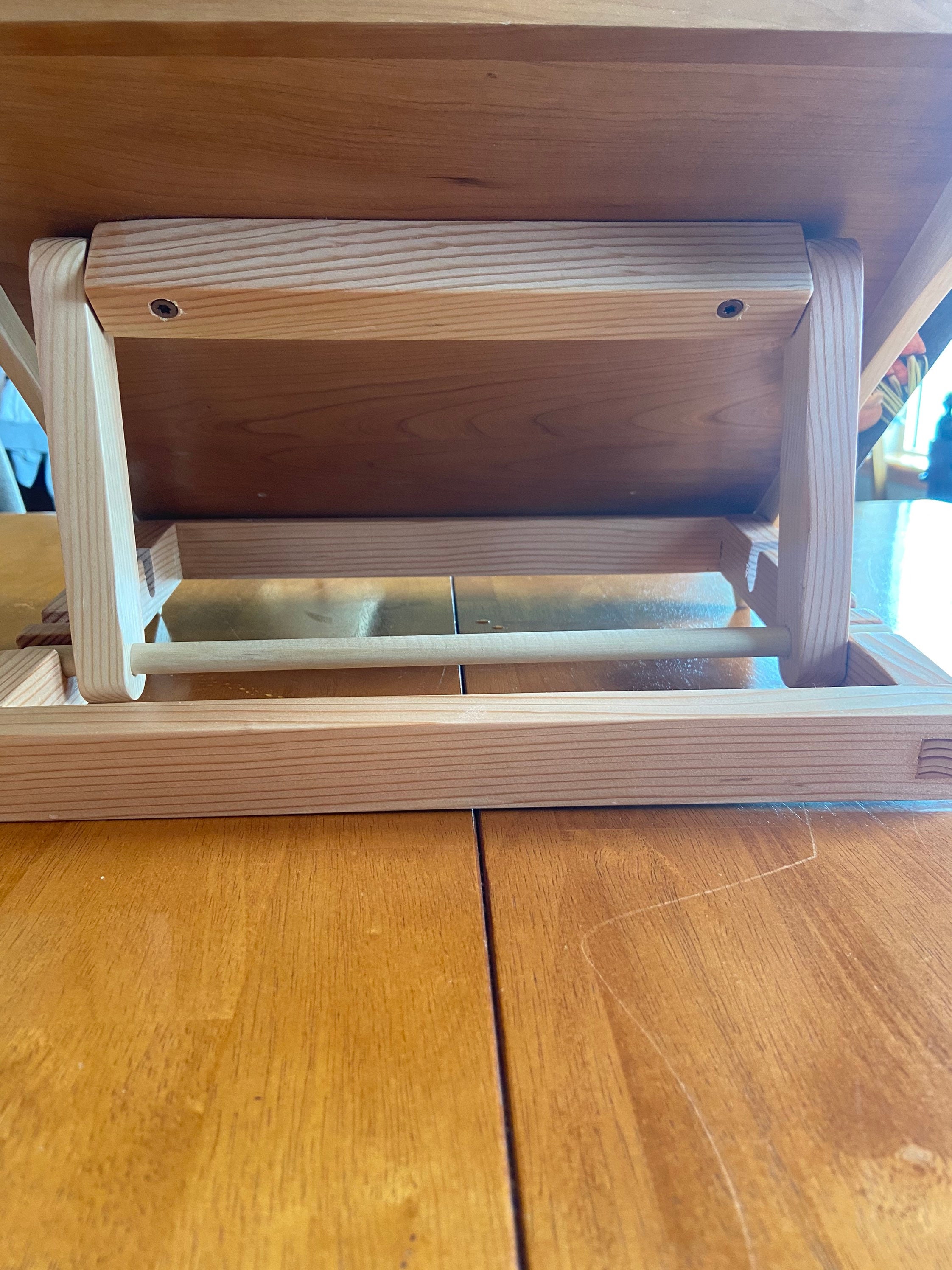 Cookbook Stand Adjustable With Plexiglass Splash Guard Etsy