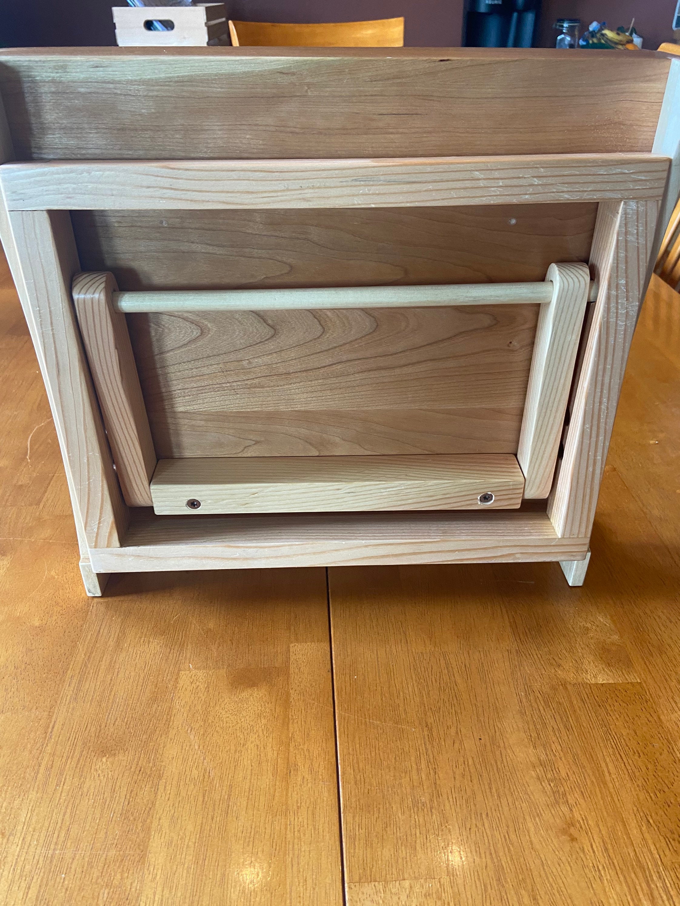 Cookbook Stand Adjustable With Plexiglass Splash Guard Etsy